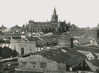 De kathedraal, Sevilla, Spanje, 1895 door W and S Ltd