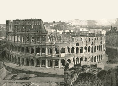 Het Colosseum, Rome, Italië, 1895 door W and S Ltd