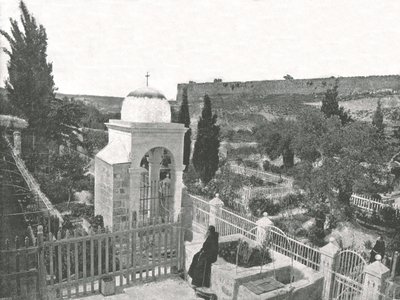 De tuin van Getsemane, Jeruzalem, Palestina, 1895 door W and S Ltd