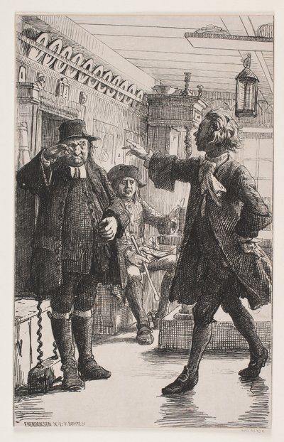 Erasmus Montanus en Per Degn door Waldemar Bøhme