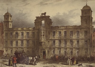 Northumberland House, Strand (chromolitho) door Waldo Sargeant