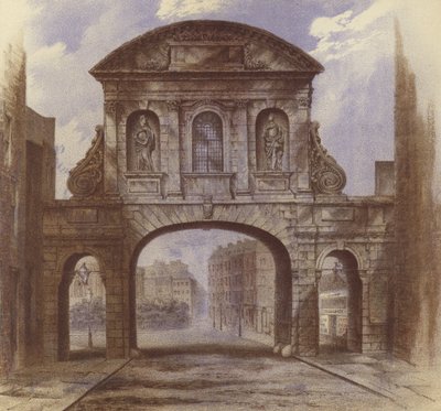 Temple Bar, Fleet Street door Waldo Sargeant