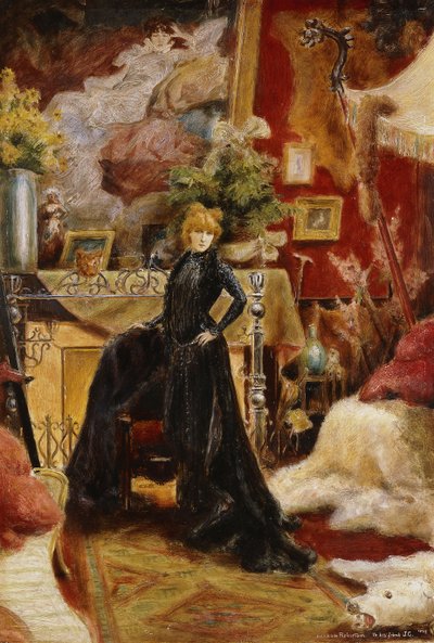 Portret van Sarah Bernhardt door Walford Graham Robertson