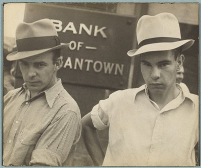 Main Street-gezichten / Straatbeeld, Morgantown, West Virginia door Walker Evans