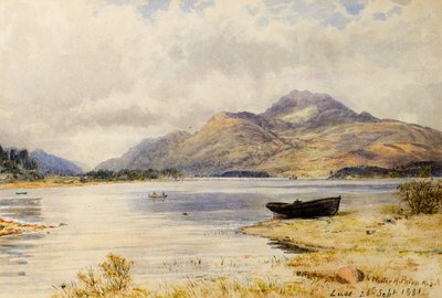 Ben Lomond vanuit Luss door Waller Hugh Paton