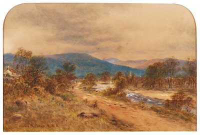 De Weg naar Glen Cluny, Braemar - 1876 door Waller Hugh Paton