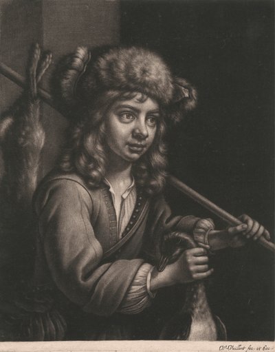 Jongen met een Dode Konijn en een Dode Vogel door Wallerant Vaillant