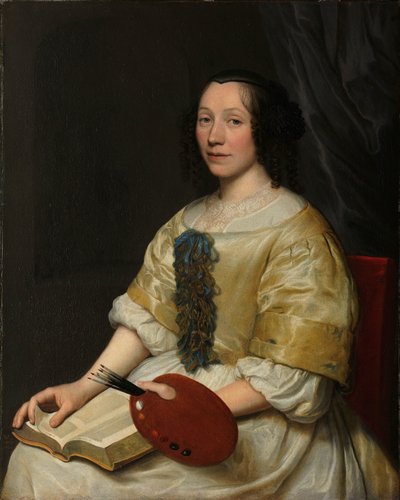 Maria van Oosterwijck (1630-93). Bloemenschilder door Wallerant Vaillant