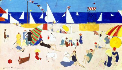 Op het Strand door Walt Kuhn