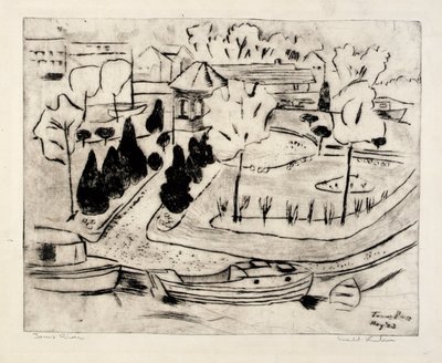 De rivier van Tom door Walt Kuhn