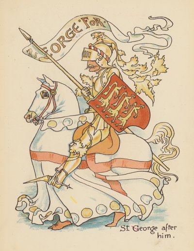 Illustratie voor Legends for Lionel door Walter Crane door Walter (after) Crane