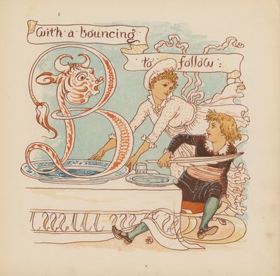 Illustratie voor Pothooks and Perseverance door Walter Crane door Walter (after) Crane