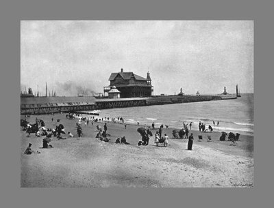 De Pier, Lowestoft, c1900 door Walter Boughton