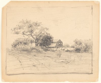 Landschap door Walter Clark