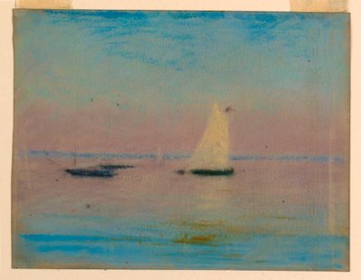 Zeegezicht door Walter Clark