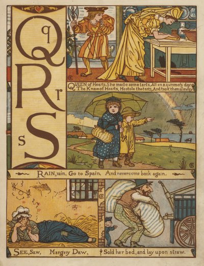 Alfabet door Walter Crane