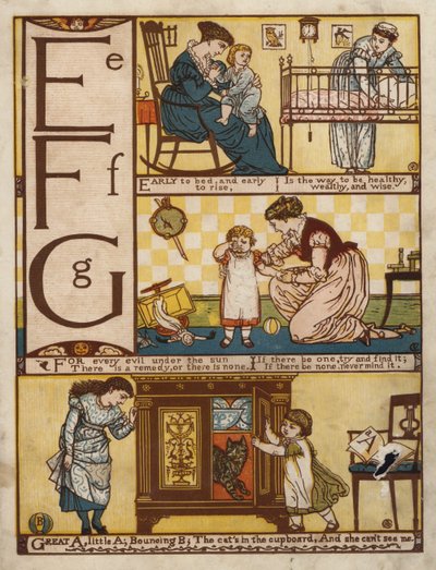 Alfabet door Walter Crane