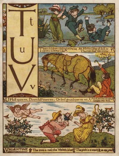 Alfabet door Walter Crane