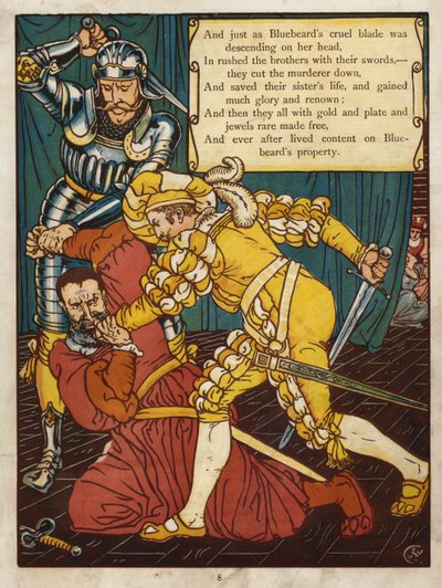 Blauwbaard door Walter Crane