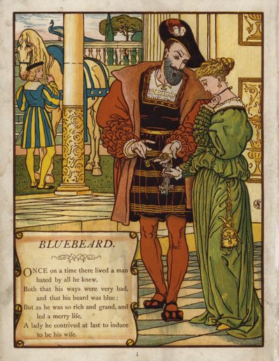 Blauwbaard door Walter Crane