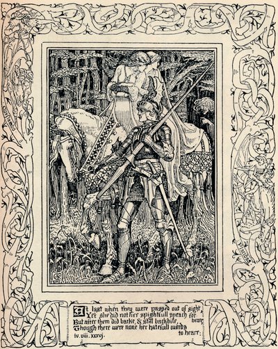 Faerie Queene, c1900 door Walter Crane