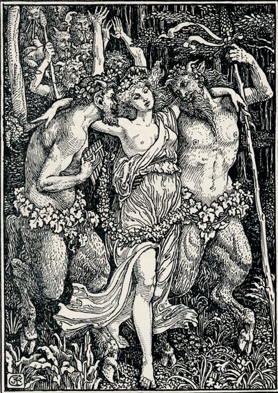 Illustratie voor de Faerie Queene door Walter Crane