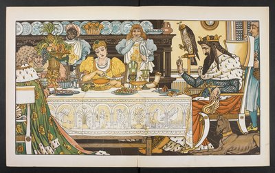 Illustratie voor de Kikkerprins. door Walter Crane