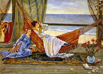 In het strandhuis door Walter Crane