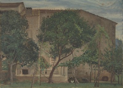 Italiaanse boerderij, 1871-3 door Walter Crane