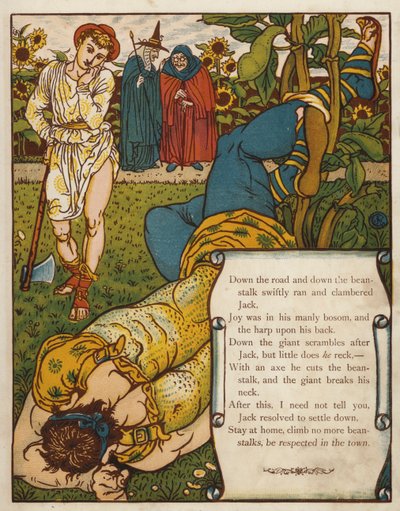 Jack en de Bonenstaak door Walter Crane