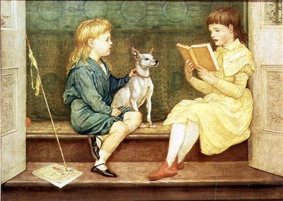 Lionel en Beatrice Crane door Walter Crane