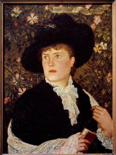 Portret van Madame Walter Crane door Walter Crane