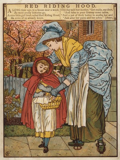 Roodkapje door Walter Crane