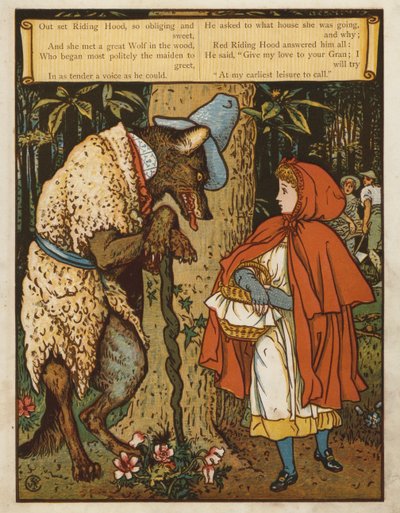 Roodkapje door Walter Crane
