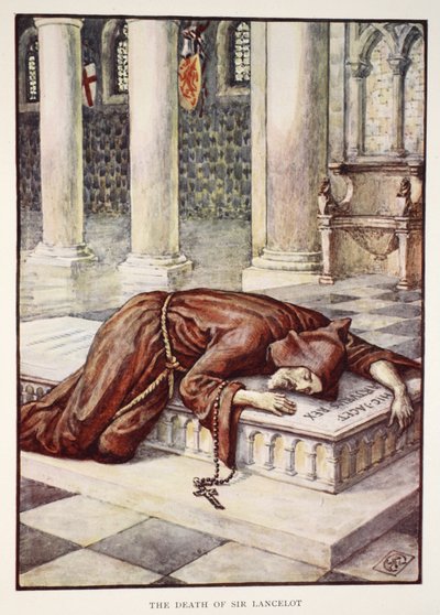 De dood van Sir Lancelot, uit 