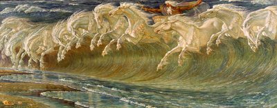 De paarden van Neptunus, 1892 door Walter Crane