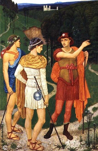 De Drie Paden door Walter Crane