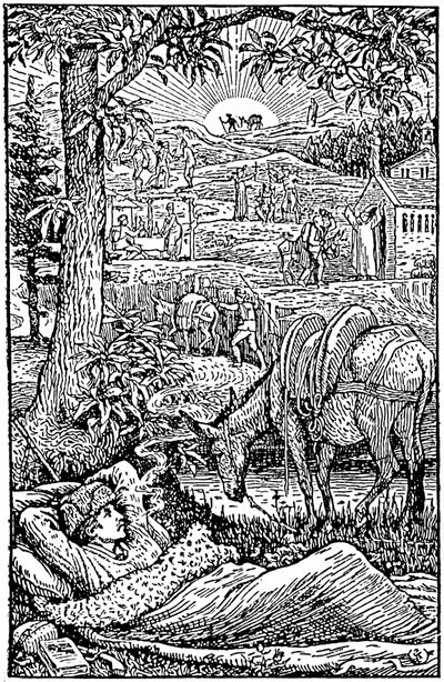 Reizen met een ezel in de Cevennen, door Robert Louis Stevenson door Walter Crane