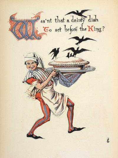 Was dat geen delicaat gerecht om voor de koning te zetten? door Walter Crane