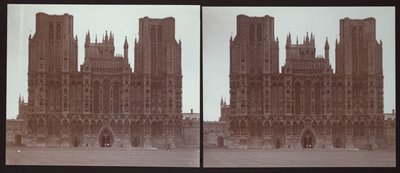 Wells Cathedral, Cathedral Green, Wells, Mendip, Somerset, 1913 door Walter Edward Zehetmayr
