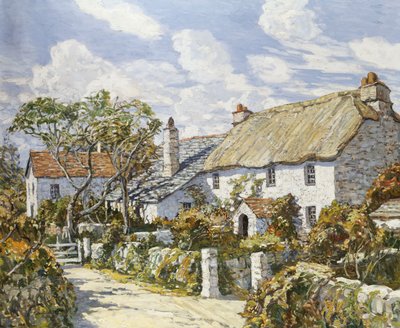 Herfst in Cornwall door Walter Elmer Schofield