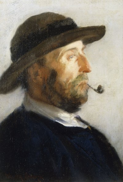 Portret van een kunstenaar, 1884 door Walter Frederick Osborne