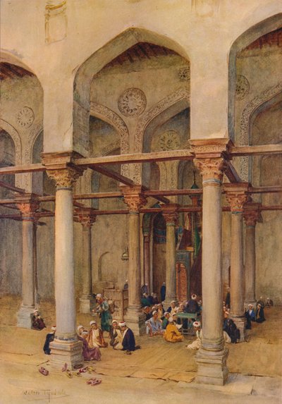Arabische school, circa 1905, 1912 door Walter Frederick Roofe Tyndale