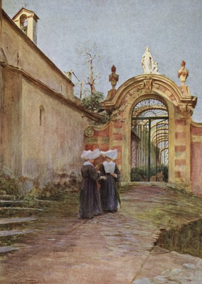 Ingang, Villa Centurione, Santa Margherita Ligure door Walter Frederick Roofe Tyndale