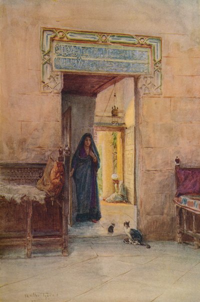 Ingang naar de Hareem, ca. 1905, 1912 door Walter Frederick Roofe Tyndale