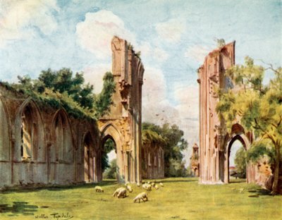 Glastonbury Abdij door Walter Frederick Roofe Tyndale