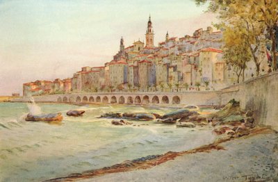 Mentone, vanaf Garavan door Walter Frederick Roofe Tyndale