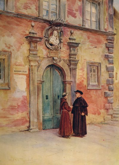 Palazzo Negroni, Montepulciano door Walter Frederick Roofe Tyndale