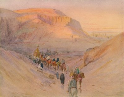 Terugkeer van het Heilige Tapijt, c1905, 1912 door Walter Frederick Roofe Tyndale