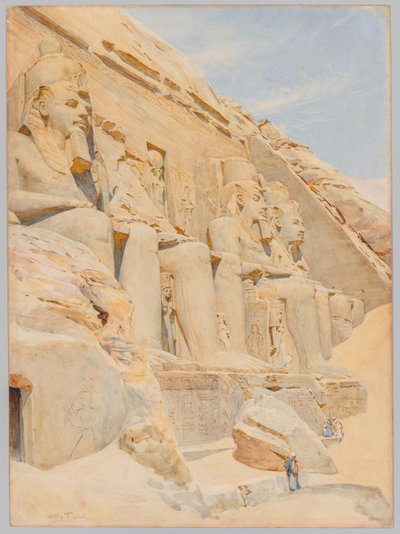 De grote tempel van Abu Simbel door Walter Frederick Roofe Tyndale